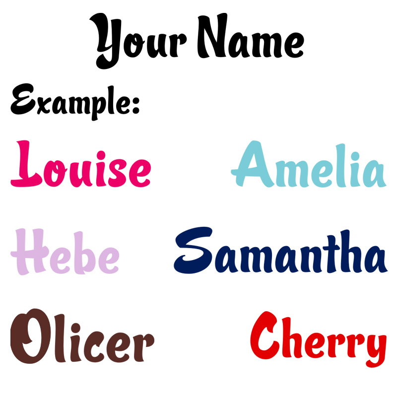 Car Accessories Name - Personalized Name Vinyl Decal Wall Sticker