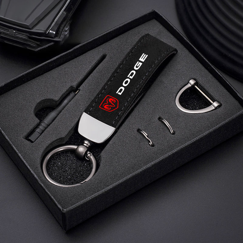 Car Accessories Shop - Leather Car Styling Badge Pendant 4s