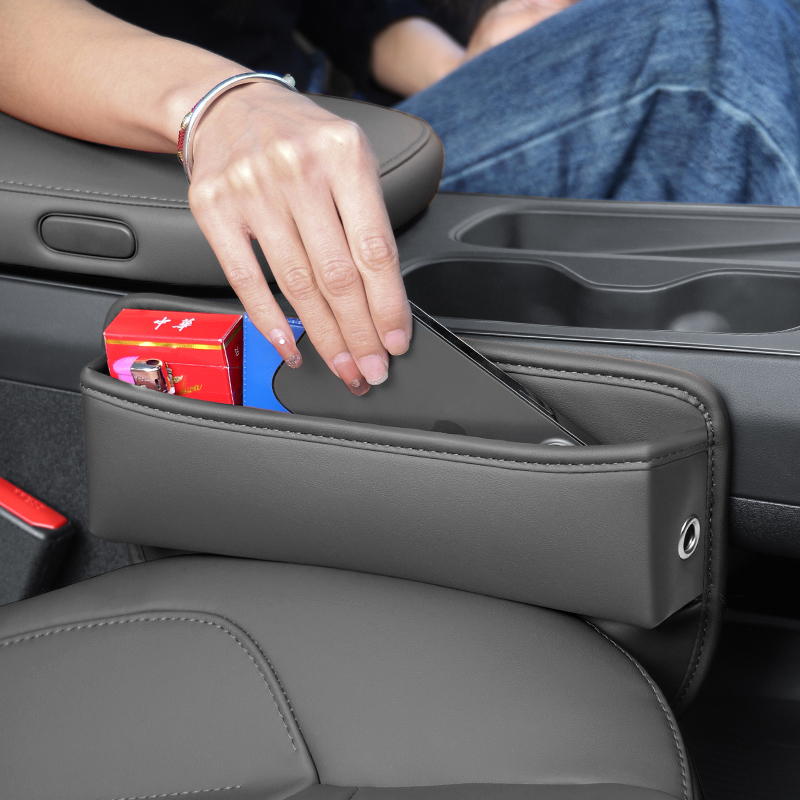 Car Accessories Phone Holder - Car Seat Side Gap Filler Storage