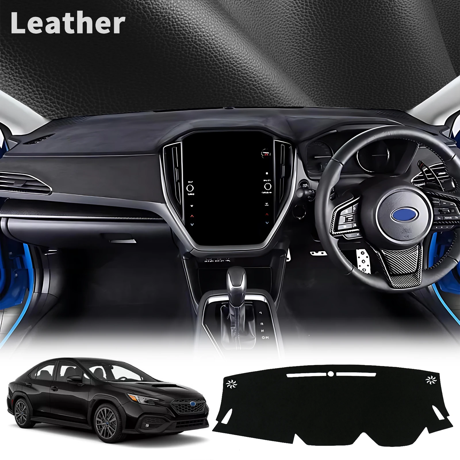 Car Anti-Slip Dashboard Mat - Car Dashboard Cover Padfor Subaru WRX