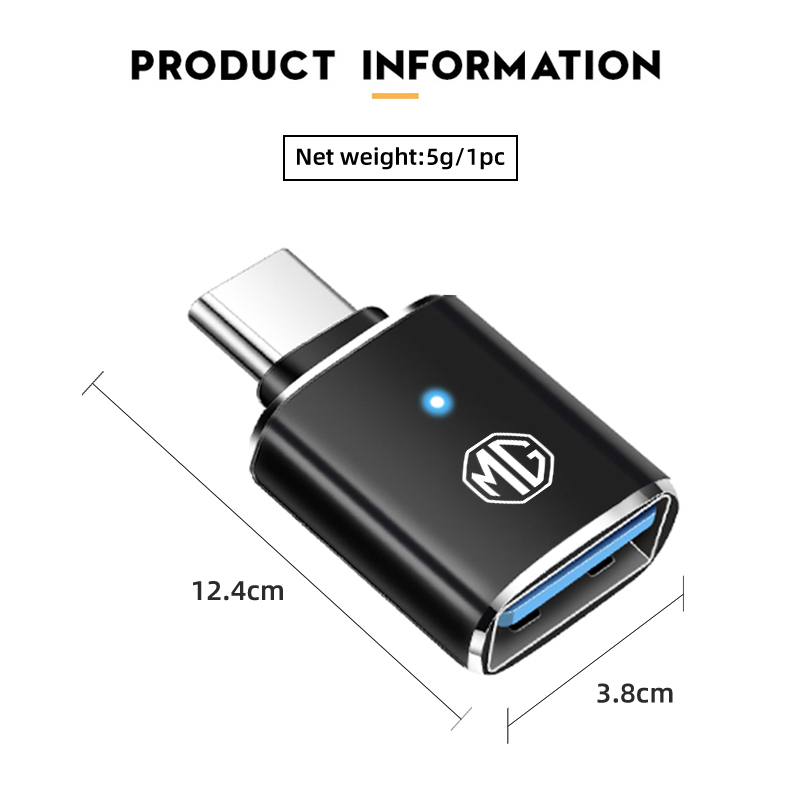 Car LED Type C To USB 3.0 Adap - Car Accessories Company recension och pris