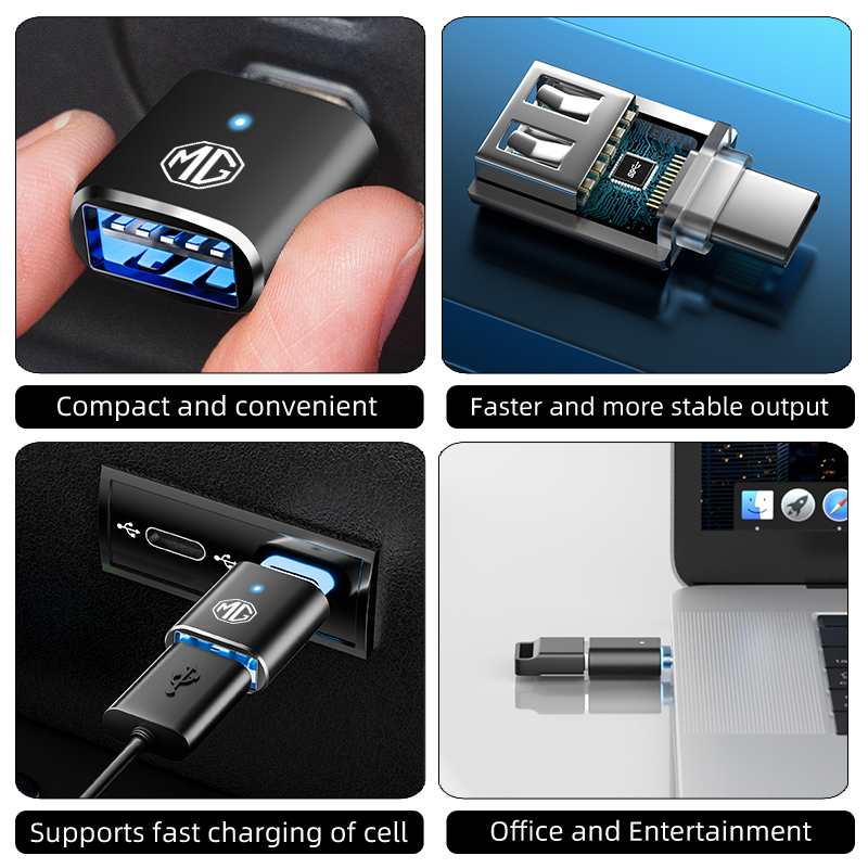 Car LED Type C To USB 3.0 Adap - Car Accessories Company recension och pris