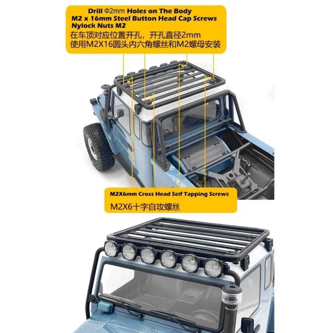 Custom Roll Cage Luggage Rack  - Car Accessories Phoenix recension och pris