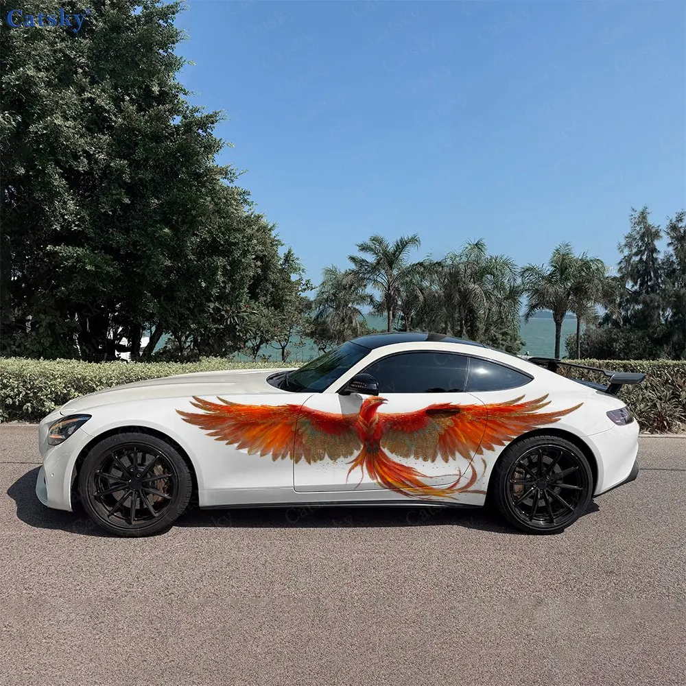 2pcs Spread-Wing Fire Phoenix  - Car Accessories Phoenix recension och pris