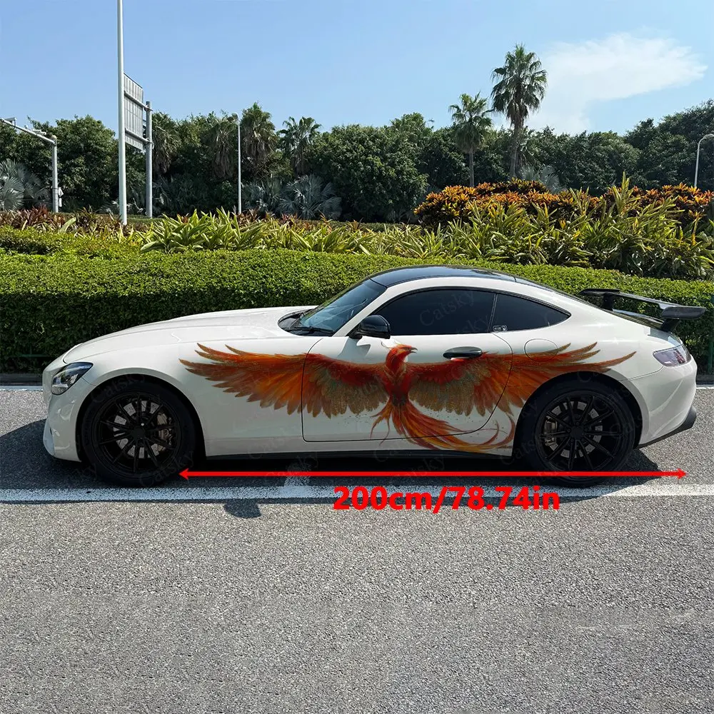 2pcs Spread-Wing Fire Phoenix  - Car Accessories Phoenix recension och pris