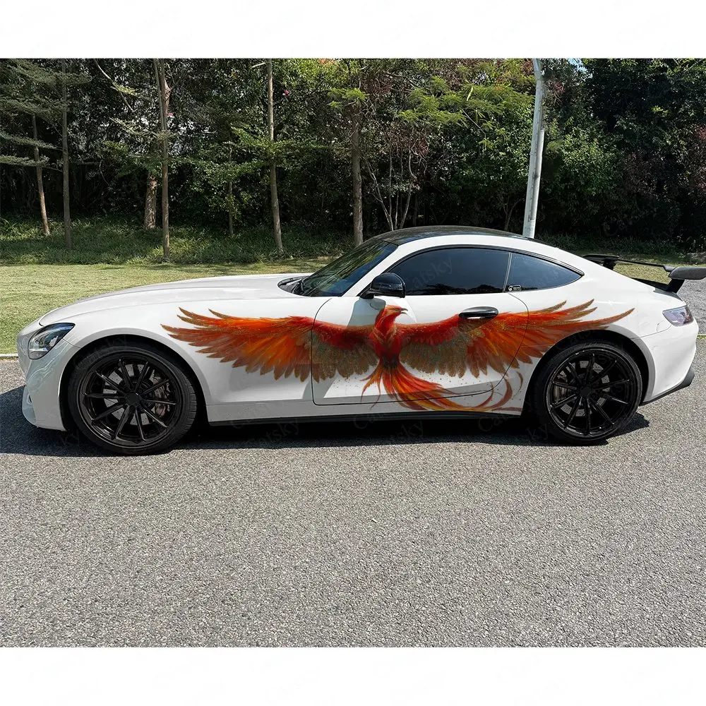 2pcs Spread-Wing Fire Phoenix  - Car Accessories Phoenix recension och pris