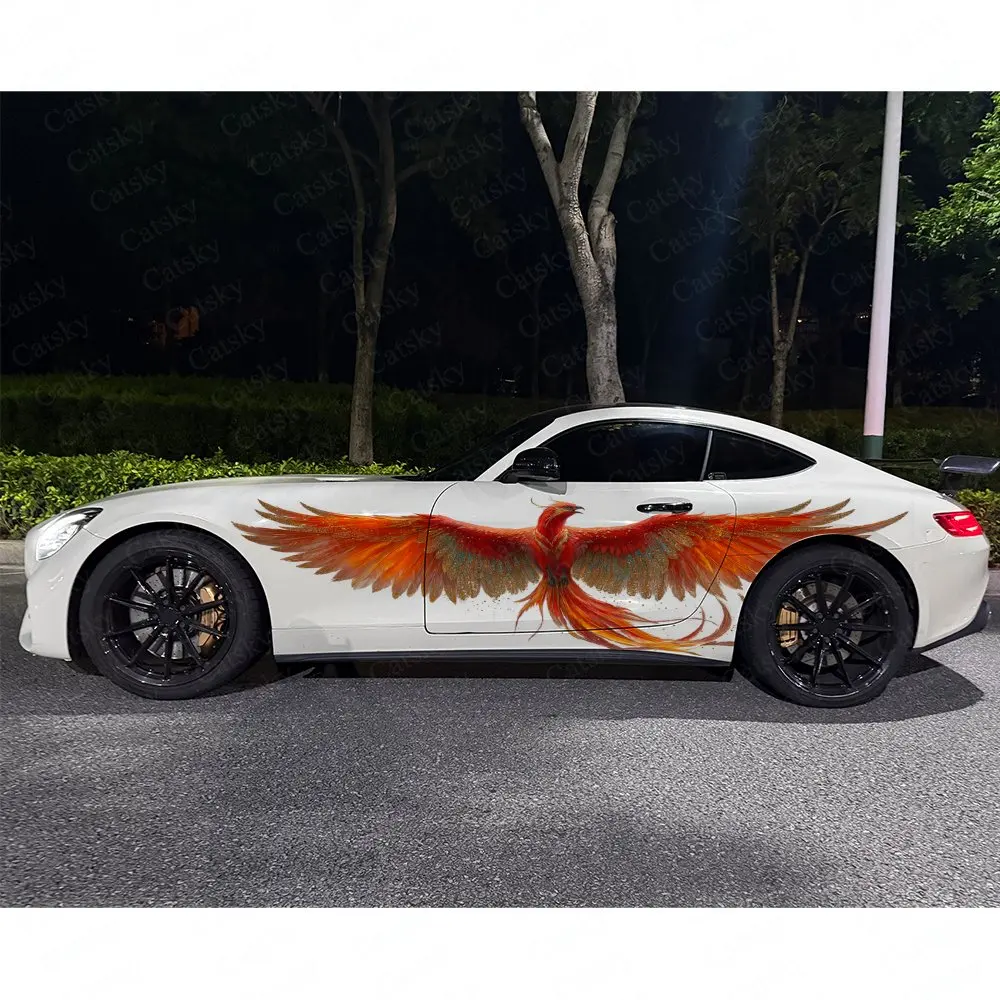 2pcs Spread-Wing Fire Phoenix  - Car Accessories Phoenix recension och pris