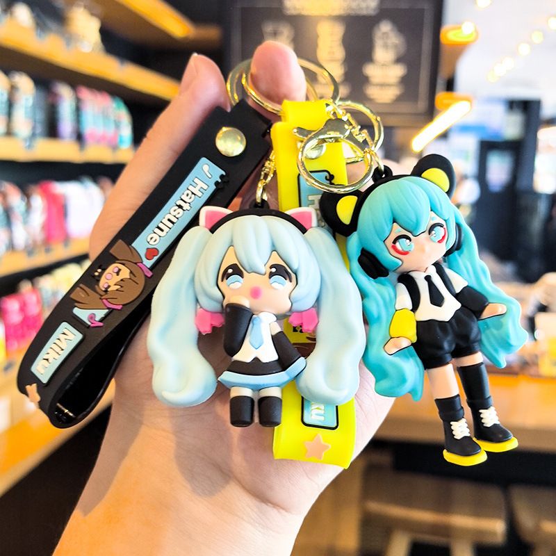 Hatsune Miku Keychain Cartoon  - Car Accessories Company recension och pris