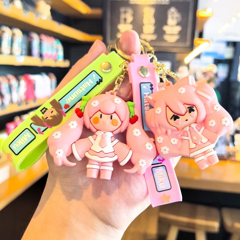 Hatsune Miku Keychain Cartoon  - Car Accessories Company recension och pris