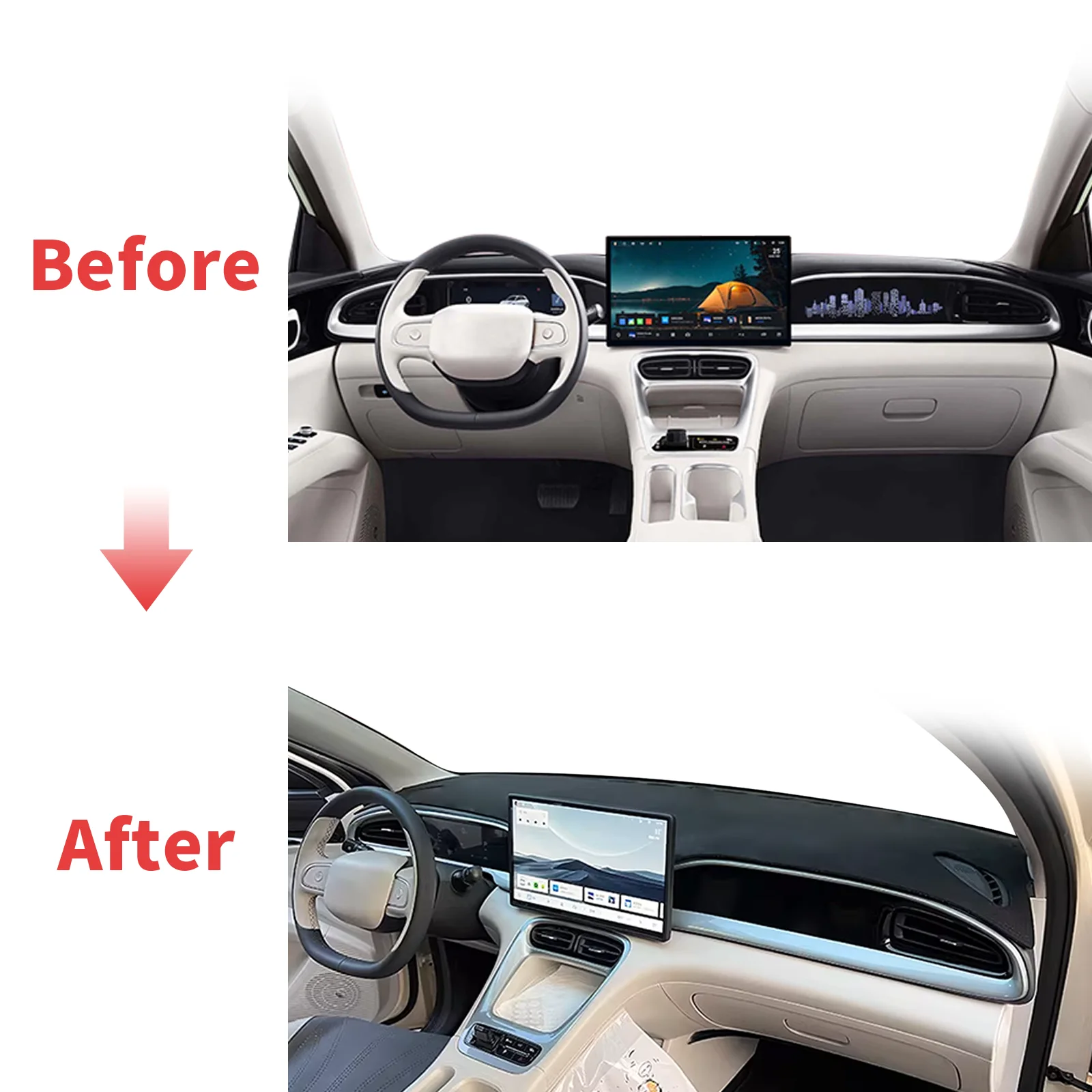 Fit for Geely EX2 Proton EMas  - Car Anti-Slip Dashboard Mat recension och pris