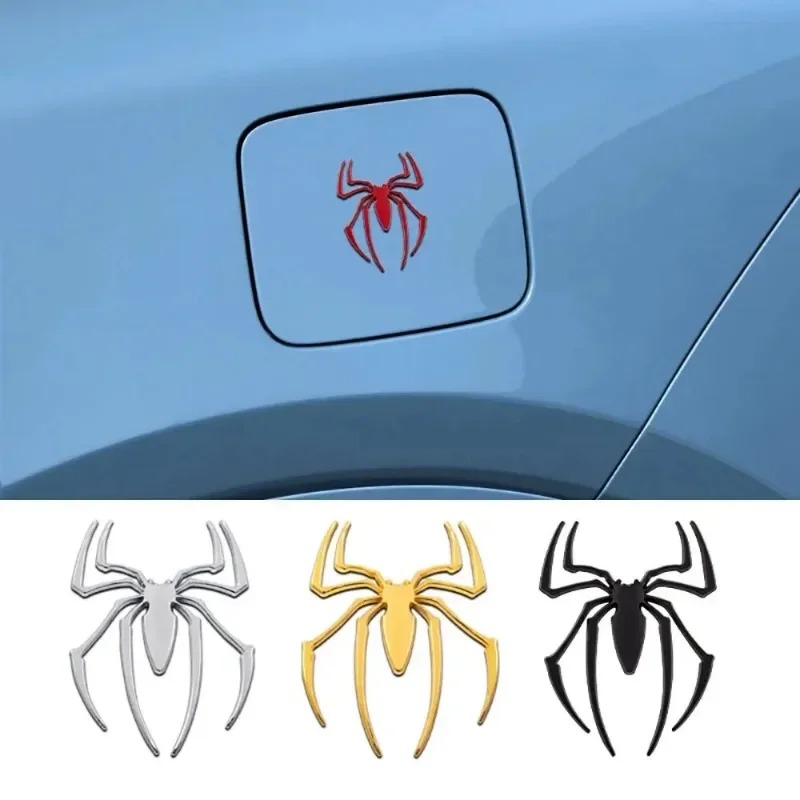 3D metal car stickers, spider  - Car Accessories Exterior recension och pris