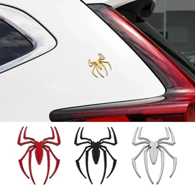 3D metal car stickers, spider  - Car Accessories Exterior recension och pris