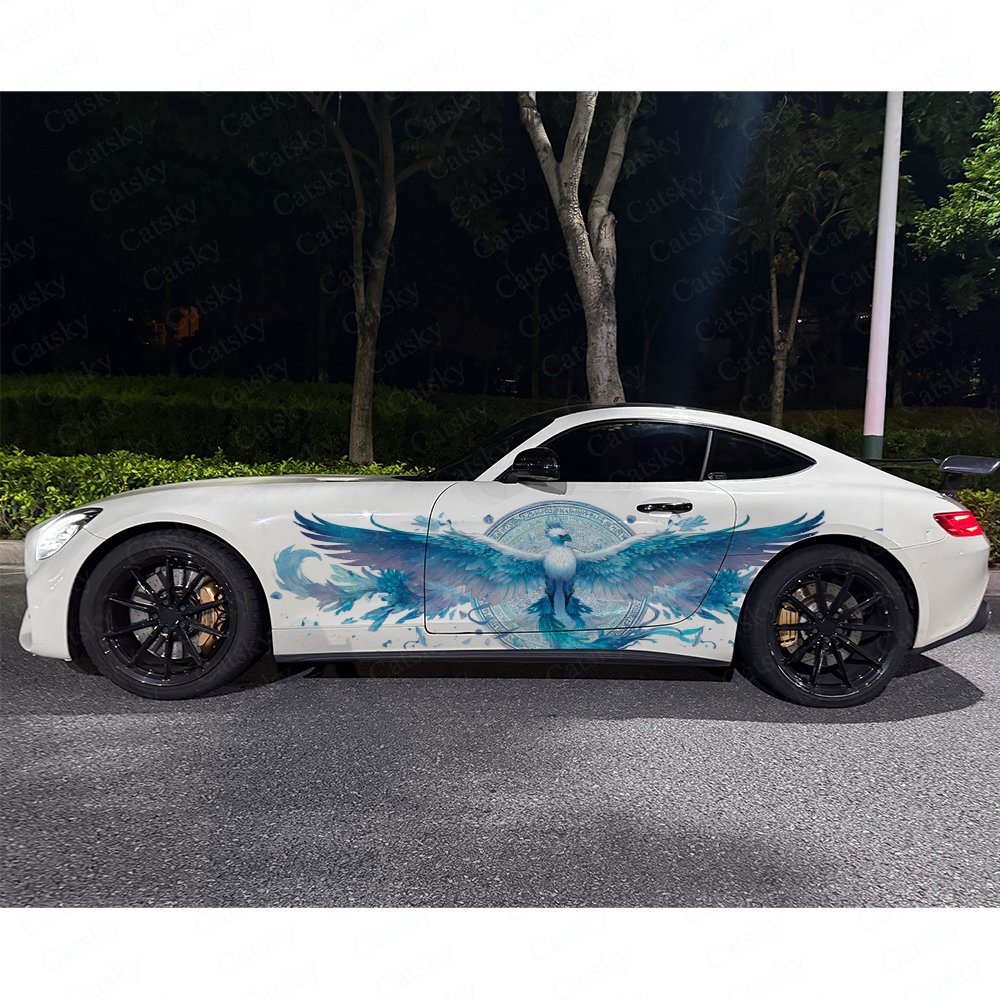 2Pcs Cyan Mist Iridescent Phoe - Car Accessories Phoenix recension och pris