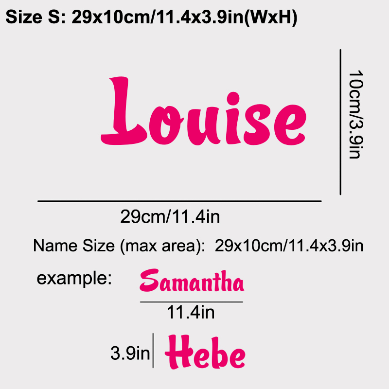 Personalized Name Vinyl Decal  - Car Accessories Name recension och pris