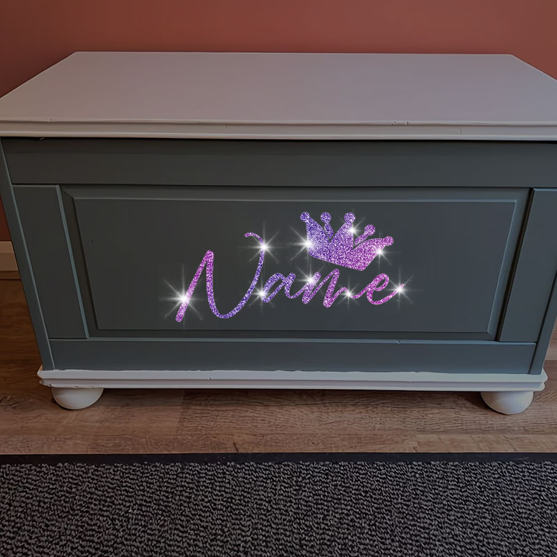 1PC Custom Glitter Crown and N - Car Accessories Name recension och pris