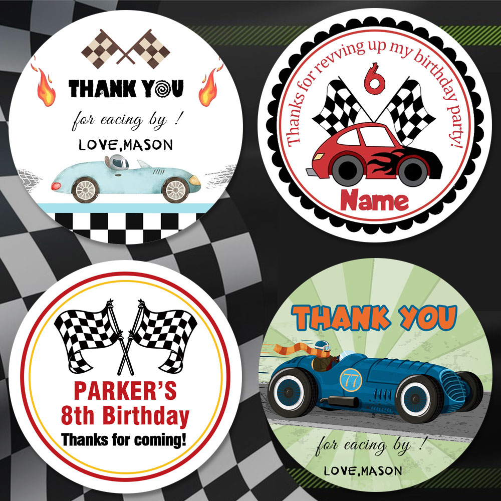 Racing Car Driving Sticker Lab - Car Accessories Name recension och pris