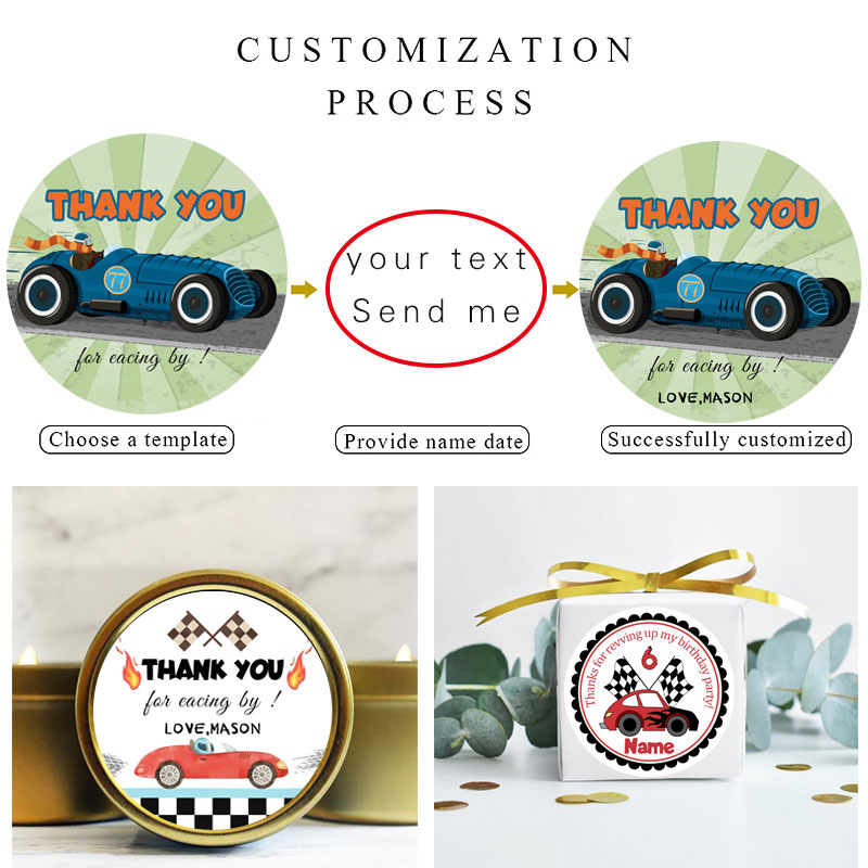 Racing Car Driving Sticker Lab - Car Accessories Name recension och pris