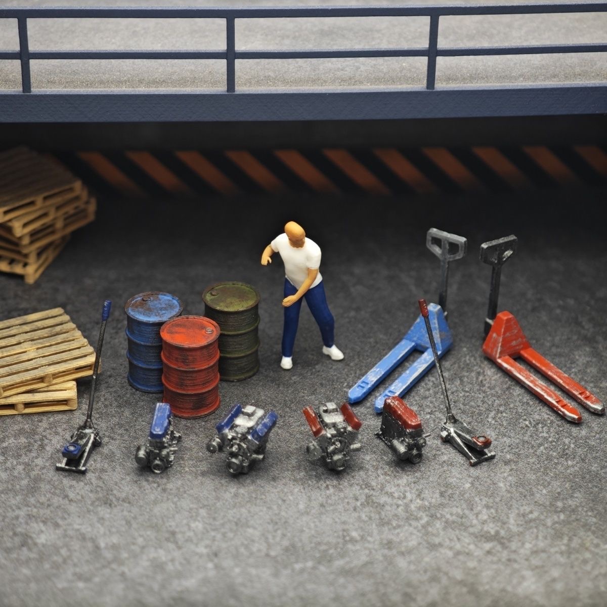 1:64 Car Model Repair Shop Sce - Car Accessories Shop recension och pris