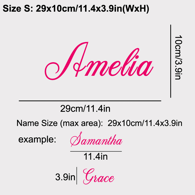 Personalized Name Vinyl Decal  - Car Accessories Name recension och pris