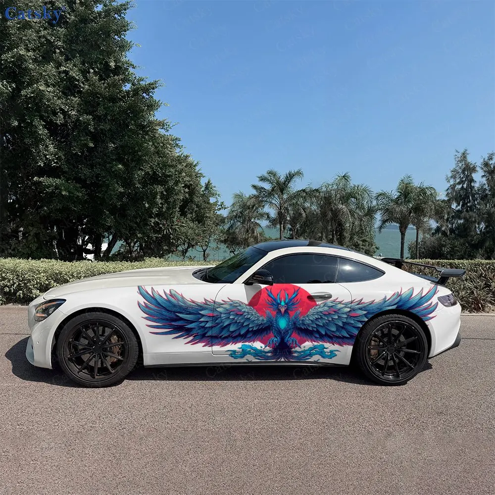 2pcs Colorful Phoenix Car Side - Car Accessories Phoenix recension och pris