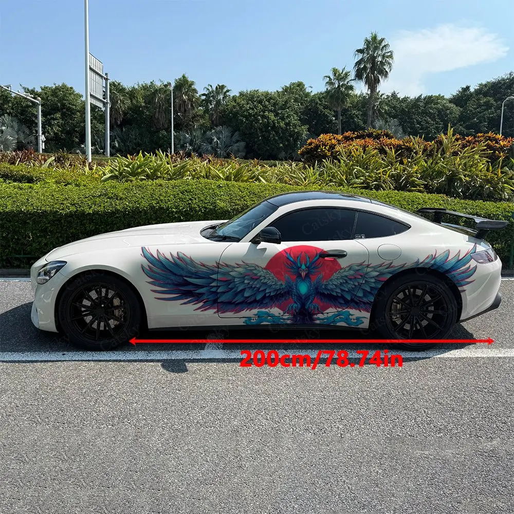 2pcs Colorful Phoenix Car Side - Car Accessories Phoenix recension och pris