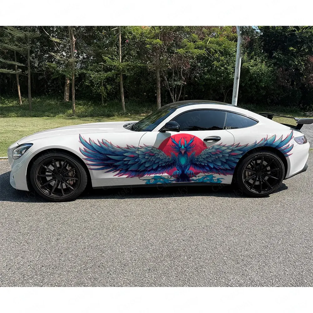 2pcs Colorful Phoenix Car Side - Car Accessories Phoenix recension och pris