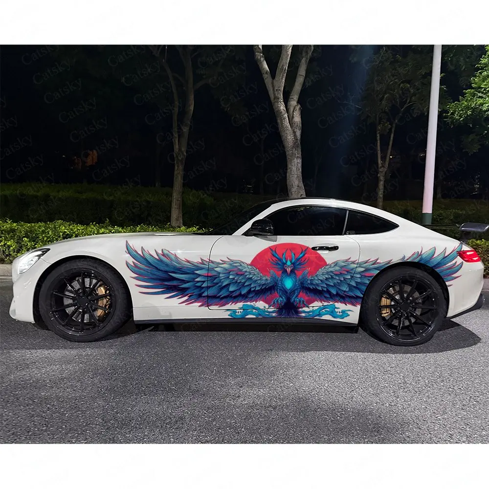 2pcs Colorful Phoenix Car Side - Car Accessories Phoenix recension och pris