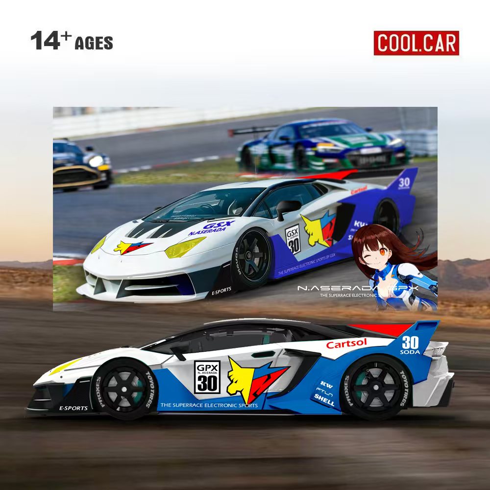 Cool Car 1:64 GTEVO Superrace  - Car Accessories Company recension och pris