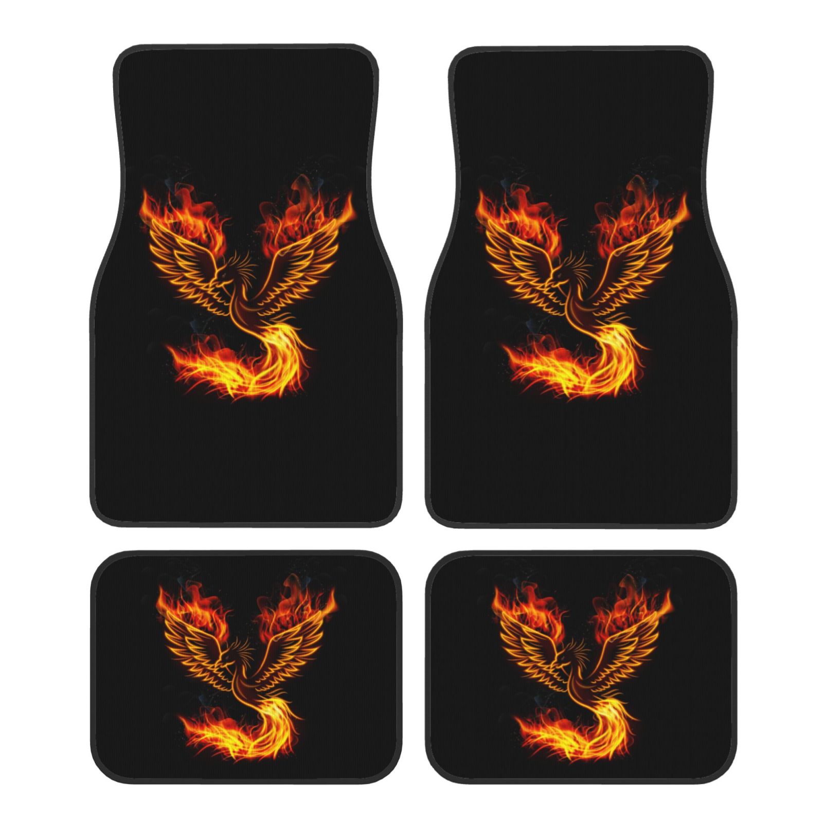 Flame Bird Fire Phoenix Print  - Car Accessories Phoenix recension och pris
