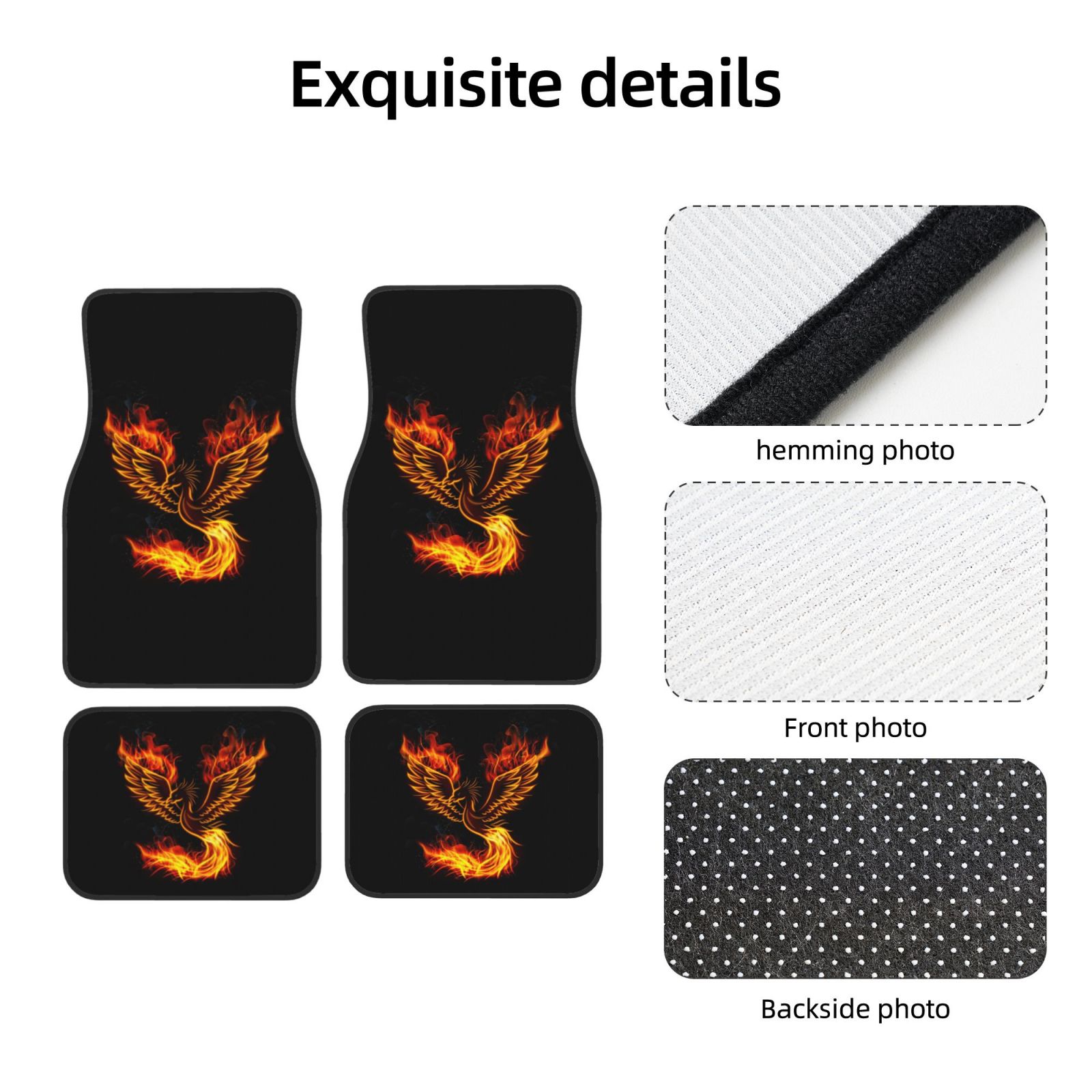 Flame Bird Fire Phoenix Print  - Car Accessories Phoenix recension och pris