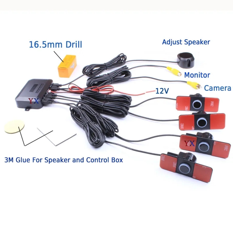 Cars Sensor Kit 16.5MM Parktro - Car Accessories In India recension och pris