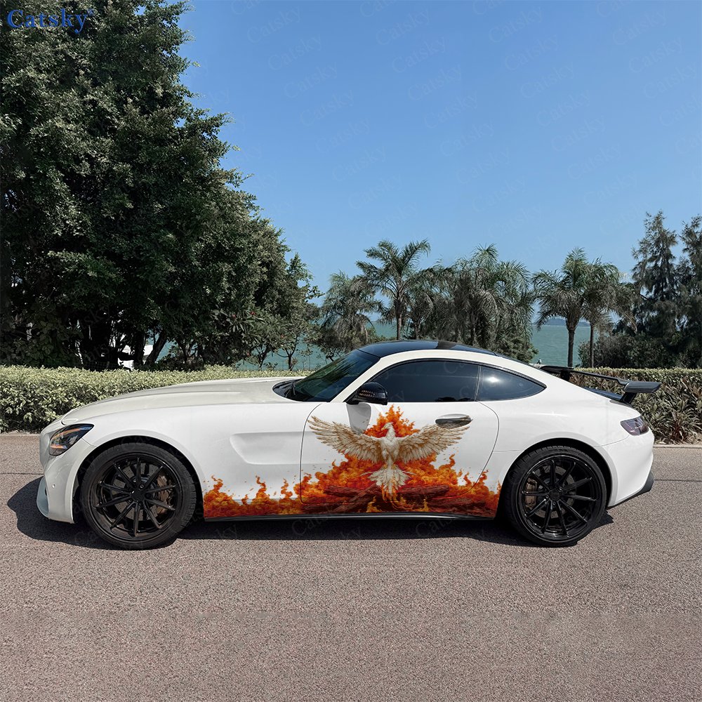 2pcs Blazing Divine Phoenix Ca - Car Accessories Phoenix recension och pris