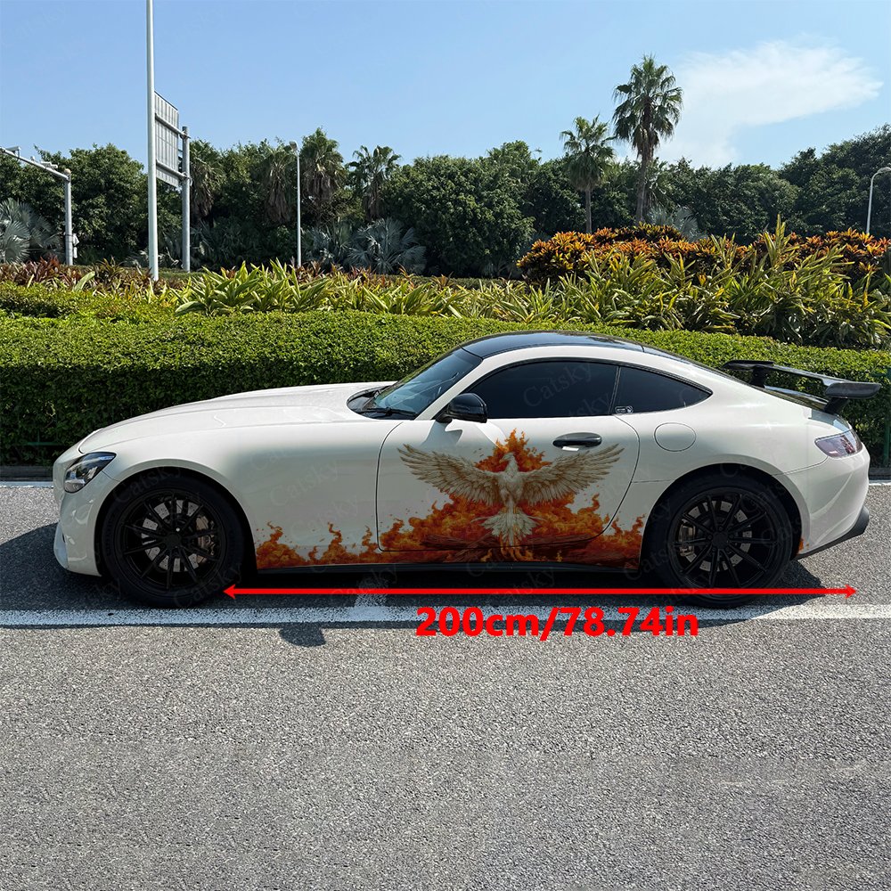 2pcs Blazing Divine Phoenix Ca - Car Accessories Phoenix recension och pris