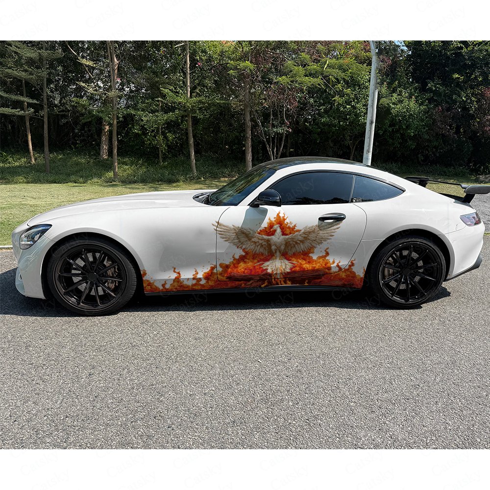 2pcs Blazing Divine Phoenix Ca - Car Accessories Phoenix recension och pris