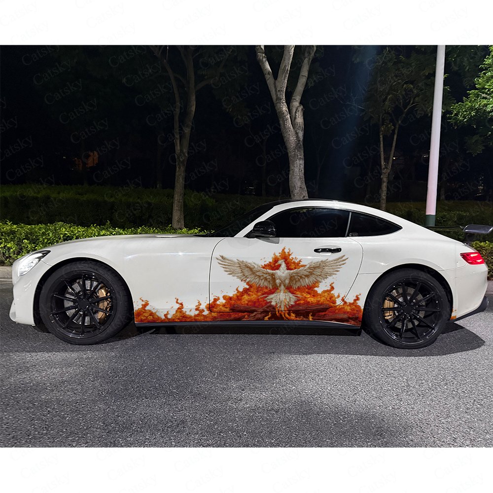 2pcs Blazing Divine Phoenix Ca - Car Accessories Phoenix recension och pris