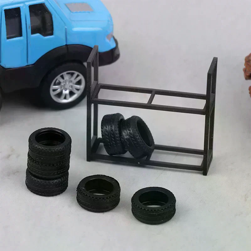 1:64 Scale Tire Rack Display H - Car Accessories Shop recension och pris