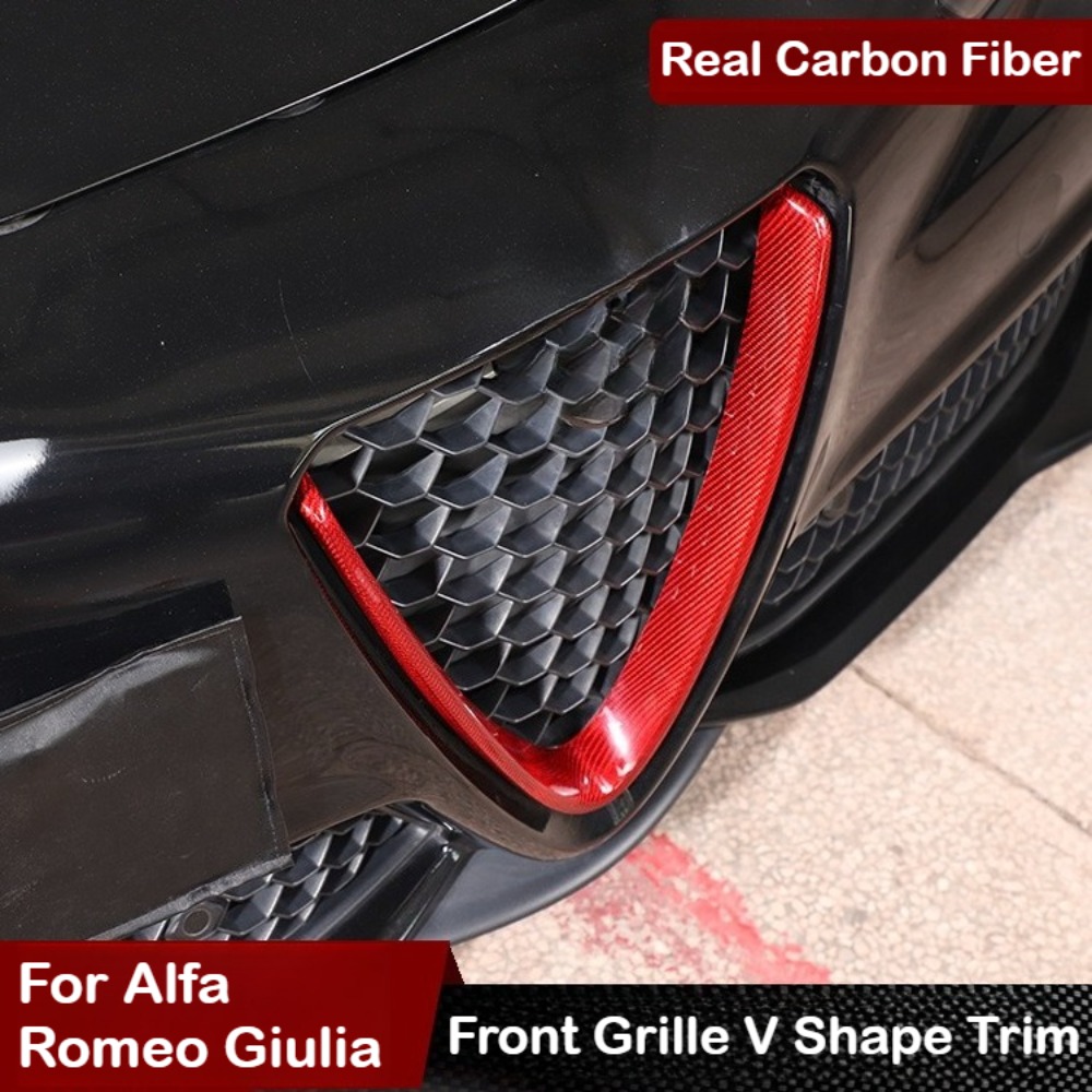 Carbon Fiber Grille Trim For A - Car Accessories Racing recension och pris