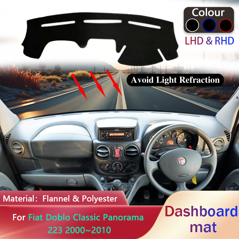 Car Dashboard Cover for Fiat D - Car Anti-Slip Dashboard Mat recension och pris