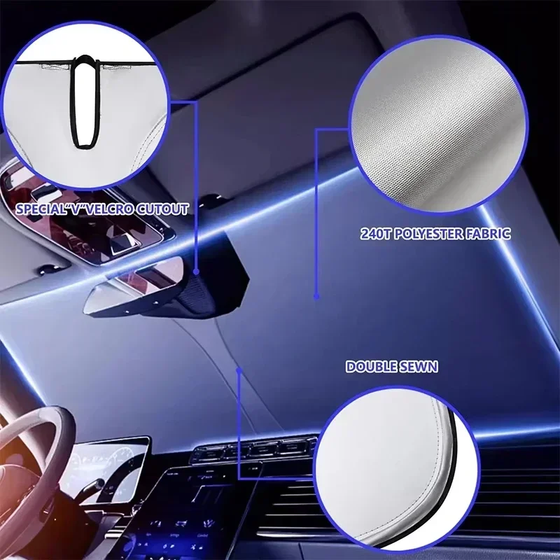 Car Front Window Sunshade UV P - Car Accessories Company recension och pris