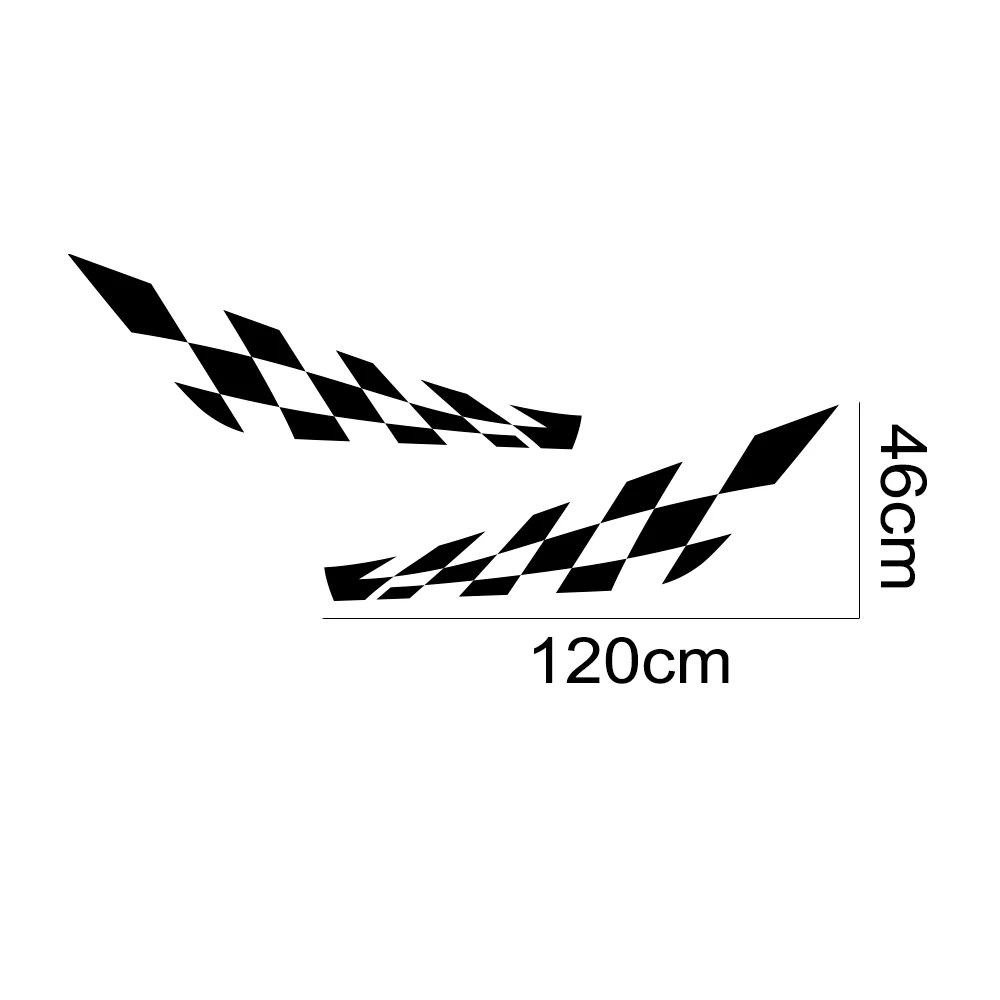 2PCS Car Door Side Lattice PVC - Car Accessories Racing recension och pris