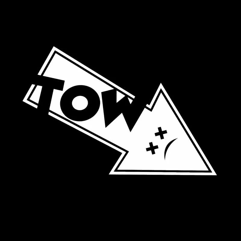 Tow Hook Arrow Vinyl Decal Car - Car Accessories Racing recension och pris