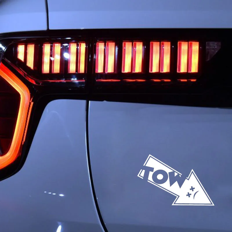 Tow Hook Arrow Vinyl Decal Car - Car Accessories Racing recension och pris