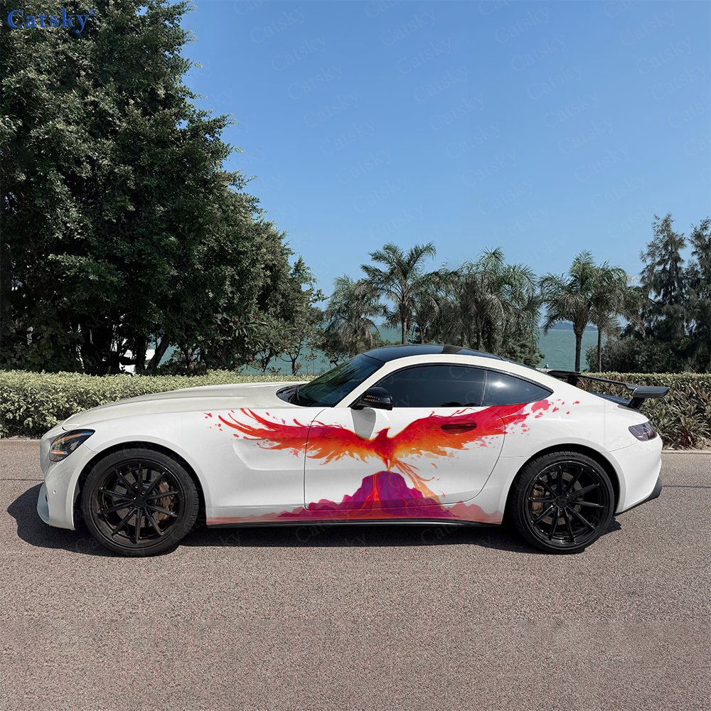 2pcs Volcanic Phoenix Car Side - Car Accessories Phoenix recension och pris
