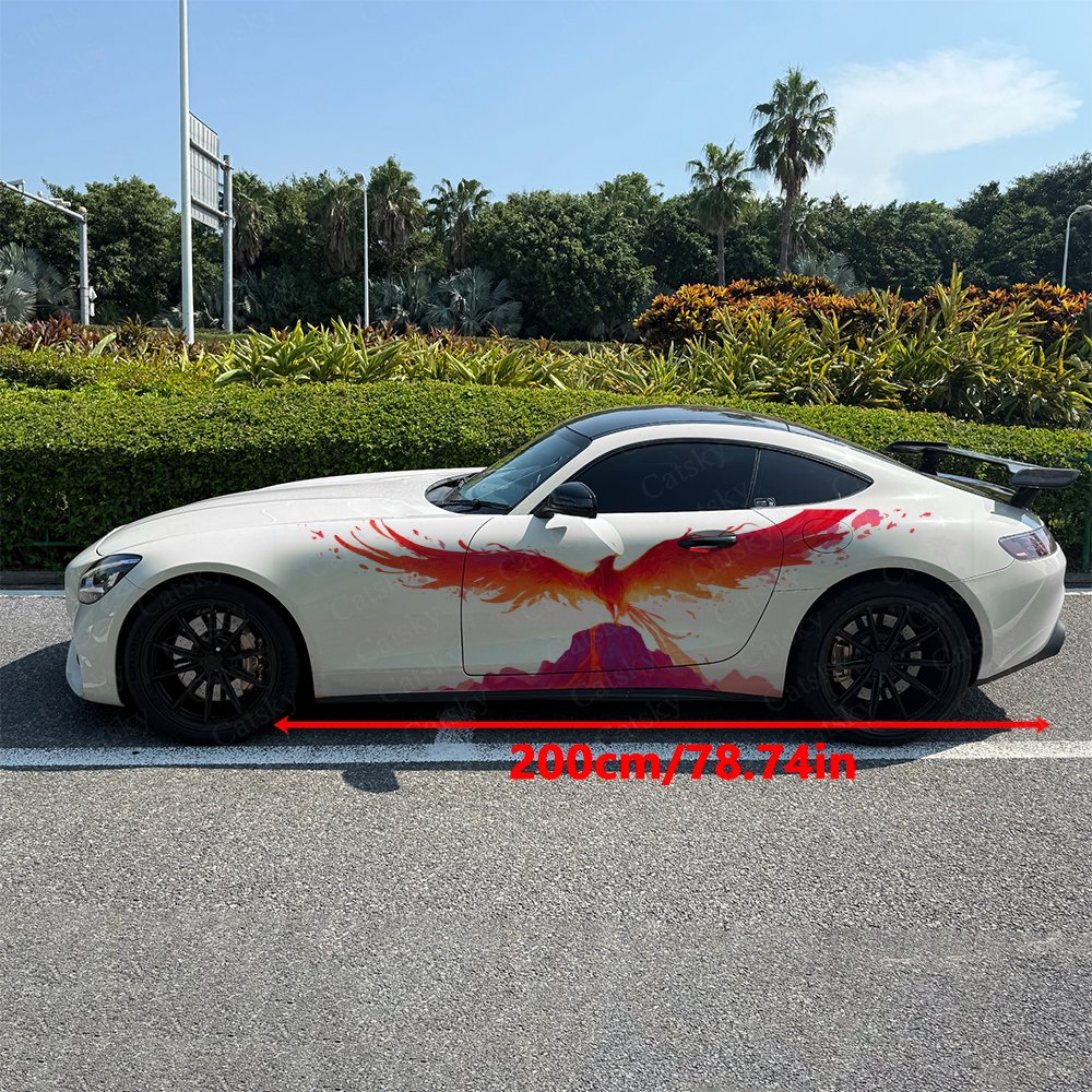 2pcs Volcanic Phoenix Car Side - Car Accessories Phoenix recension och pris