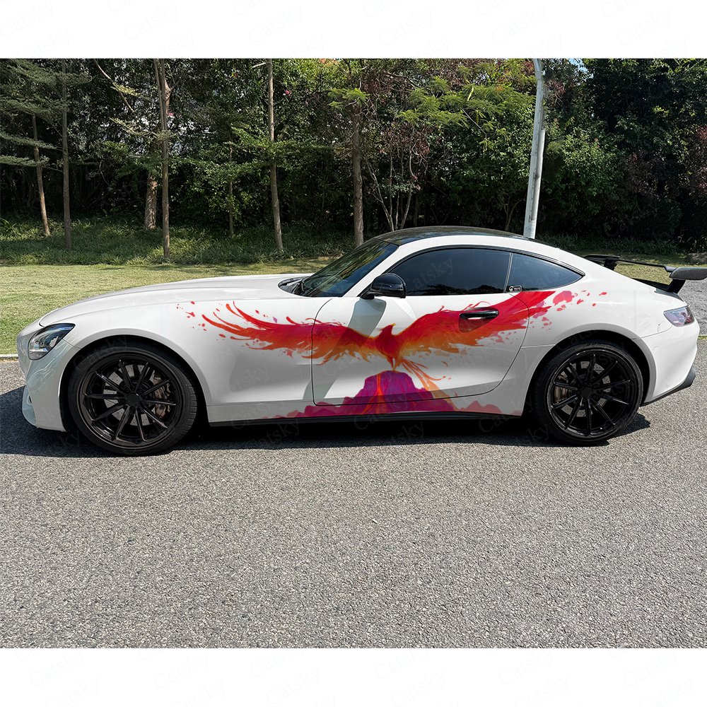 2pcs Volcanic Phoenix Car Side - Car Accessories Phoenix recension och pris