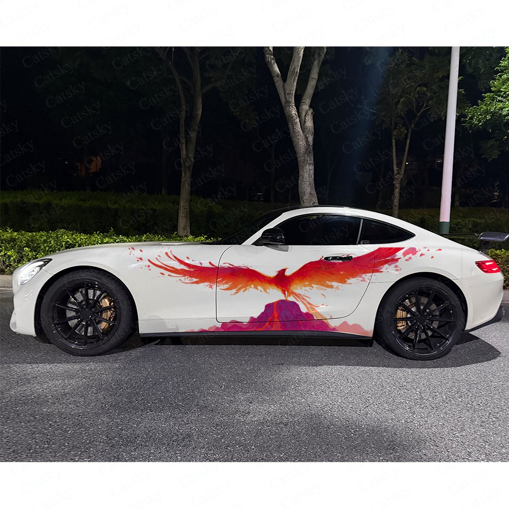 2pcs Volcanic Phoenix Car Side - Car Accessories Phoenix recension och pris
